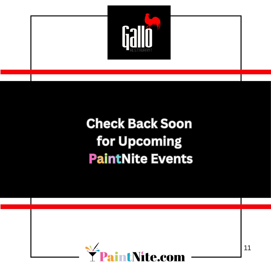 Gallo Piant Nite Promo